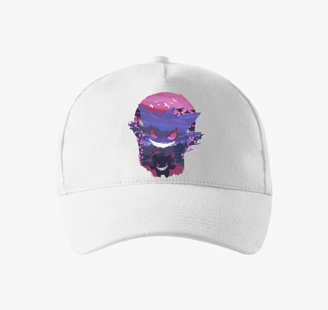 Pokemon Gengar baseball sapka — Fehér