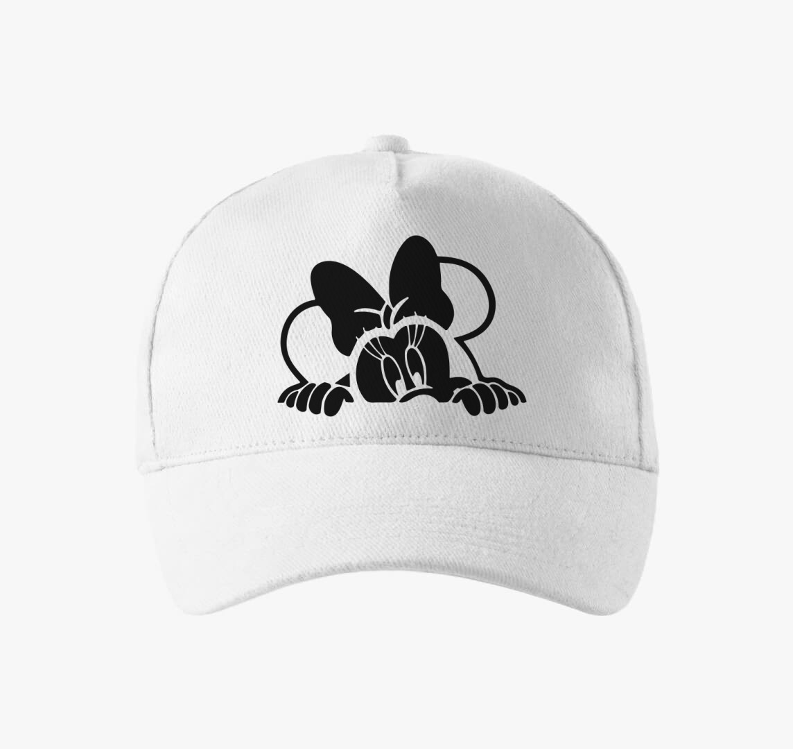 Minnie baseball sapka — Fehér