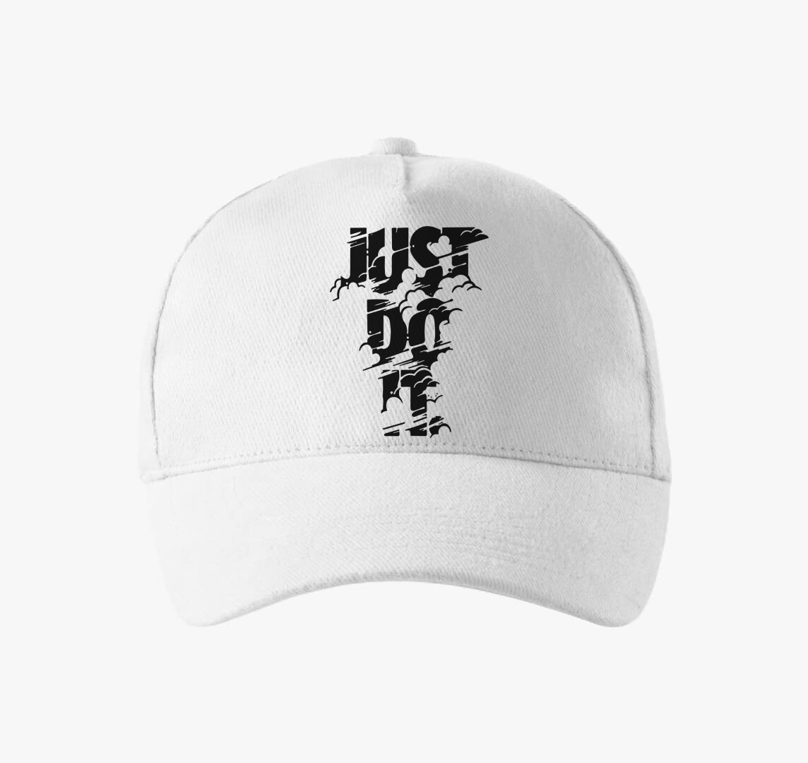Just do it feliratú baseball sapka — Fehér