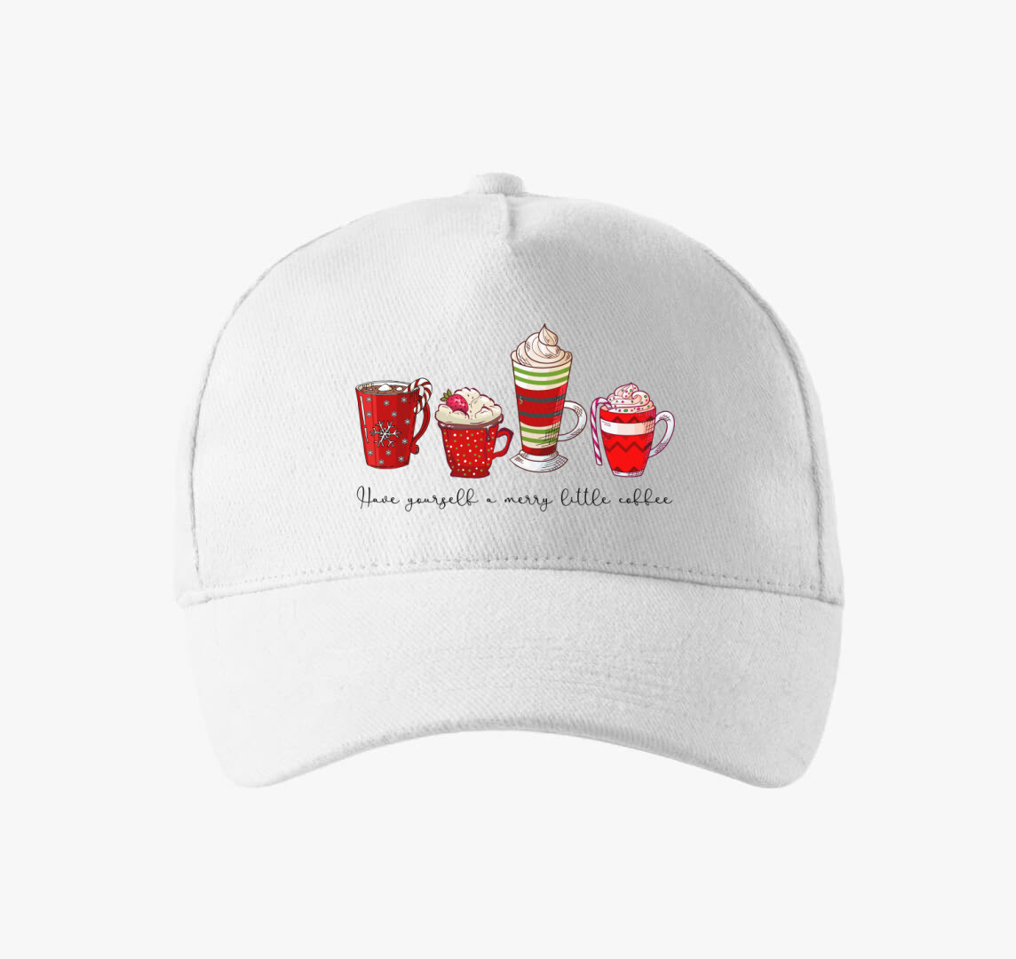Merry coffee baseball sapka — Fehér