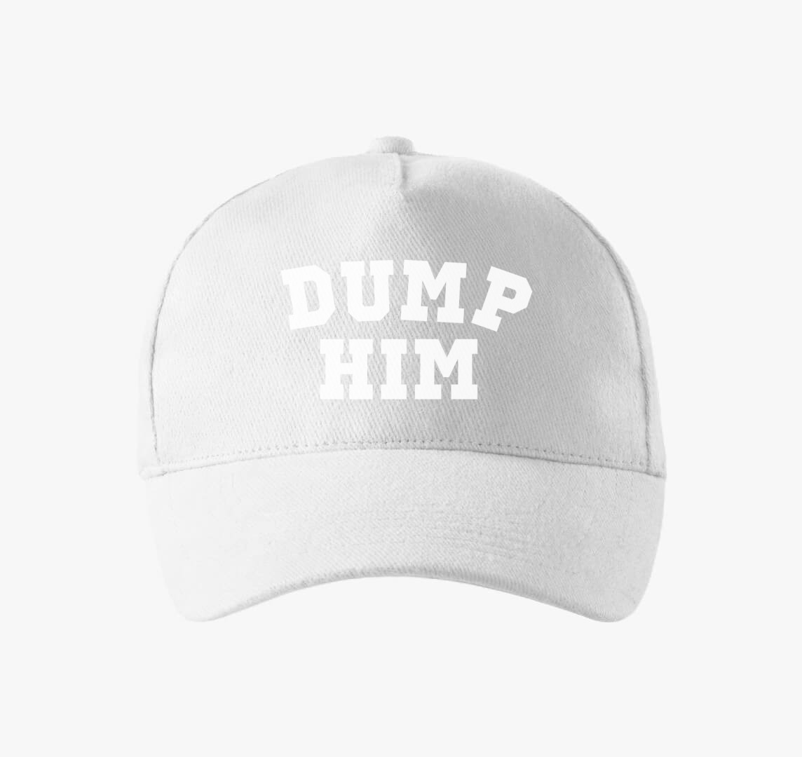 Dump him baseball sapka — Fehér