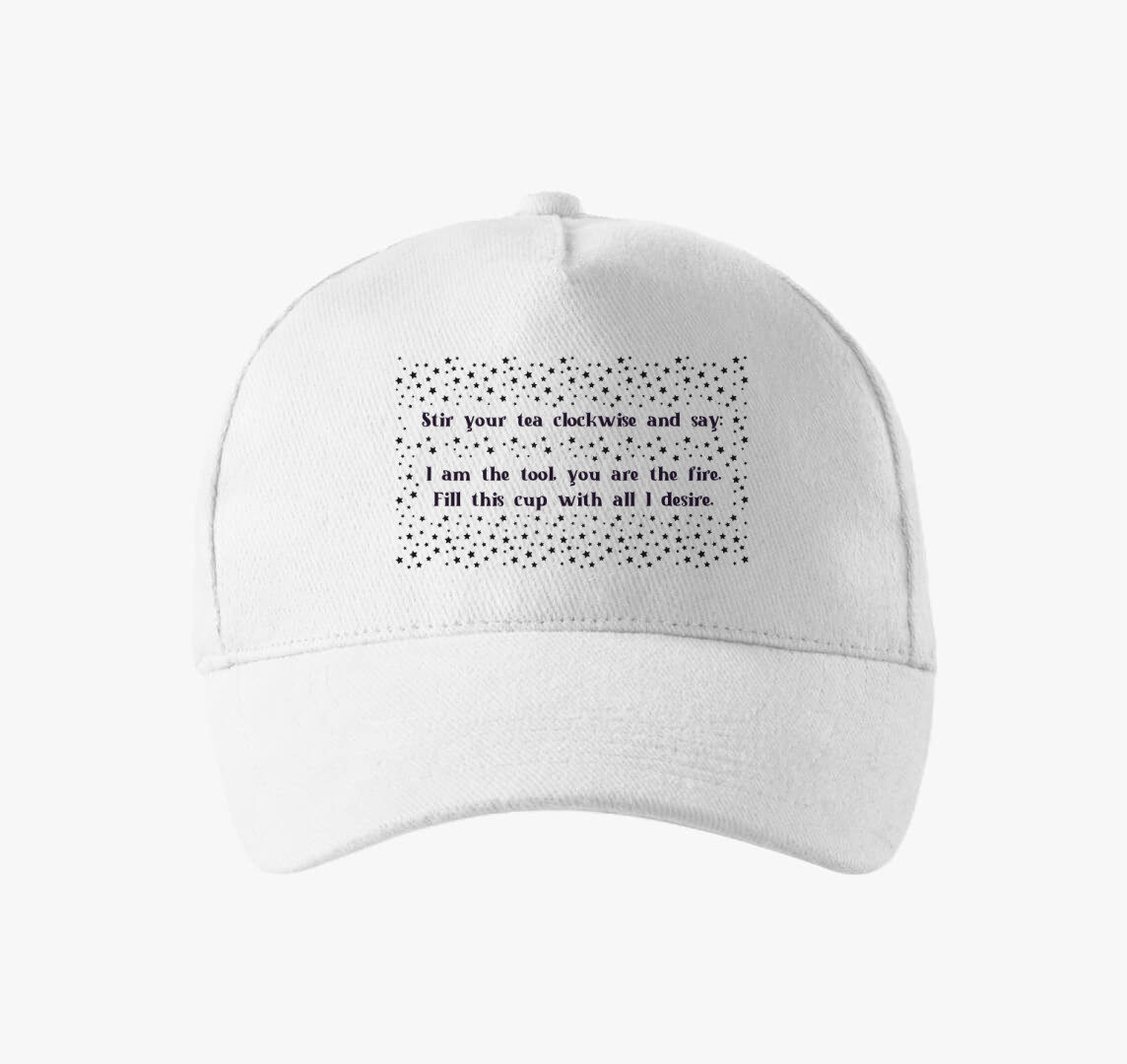 Tea spell baseball sapka — Fehér