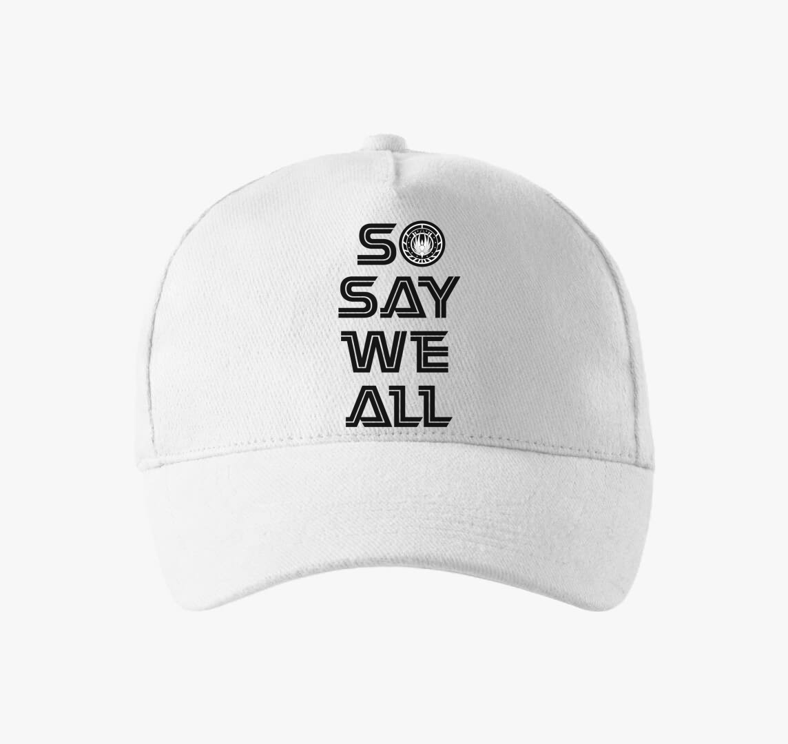 So say we all bsg baseball sapka — Fehér