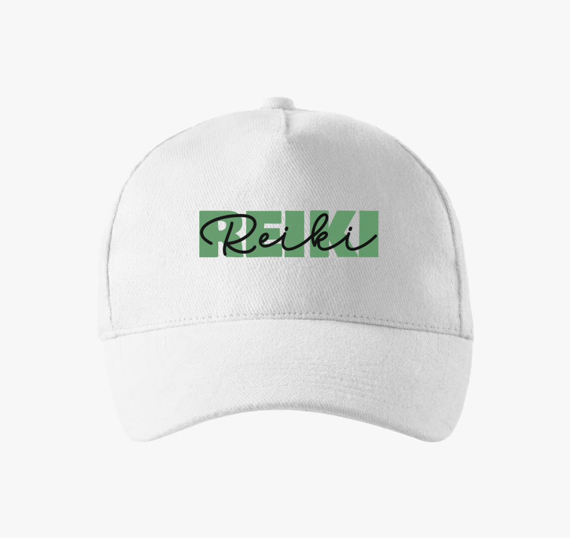 Reiki zöld baseball sapka — Fehér