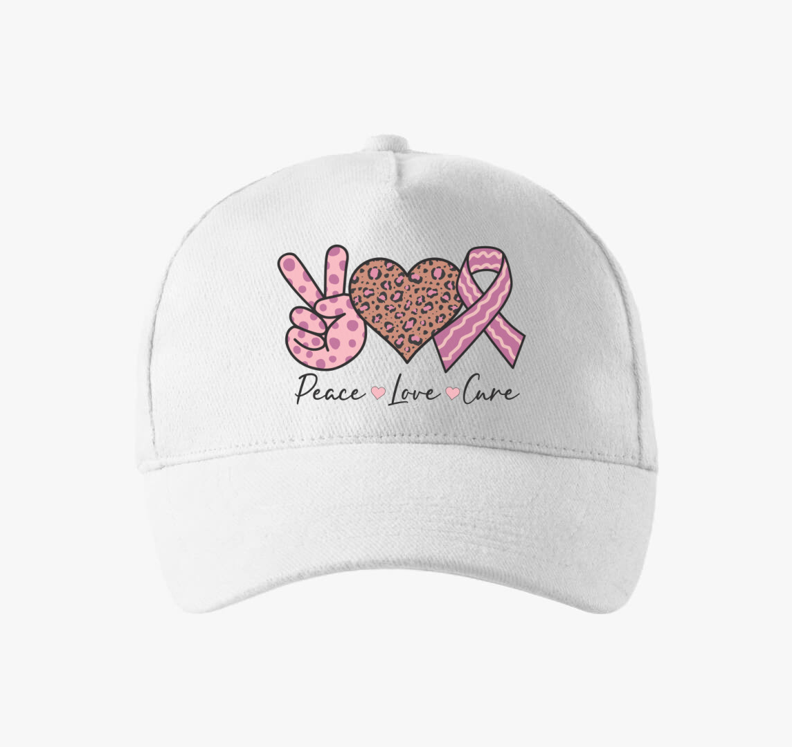 Pink is my power color baseball sapka — Fehér