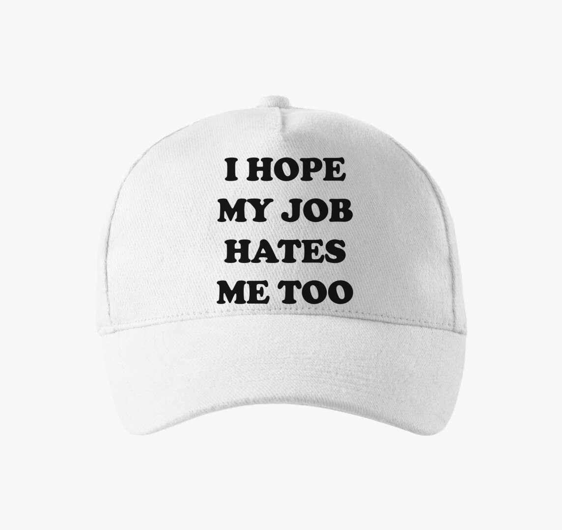 Job hate baseball sapka — Fehér