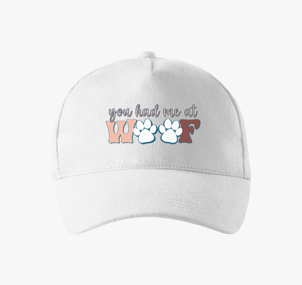 Woof baseball sapka — Fehér