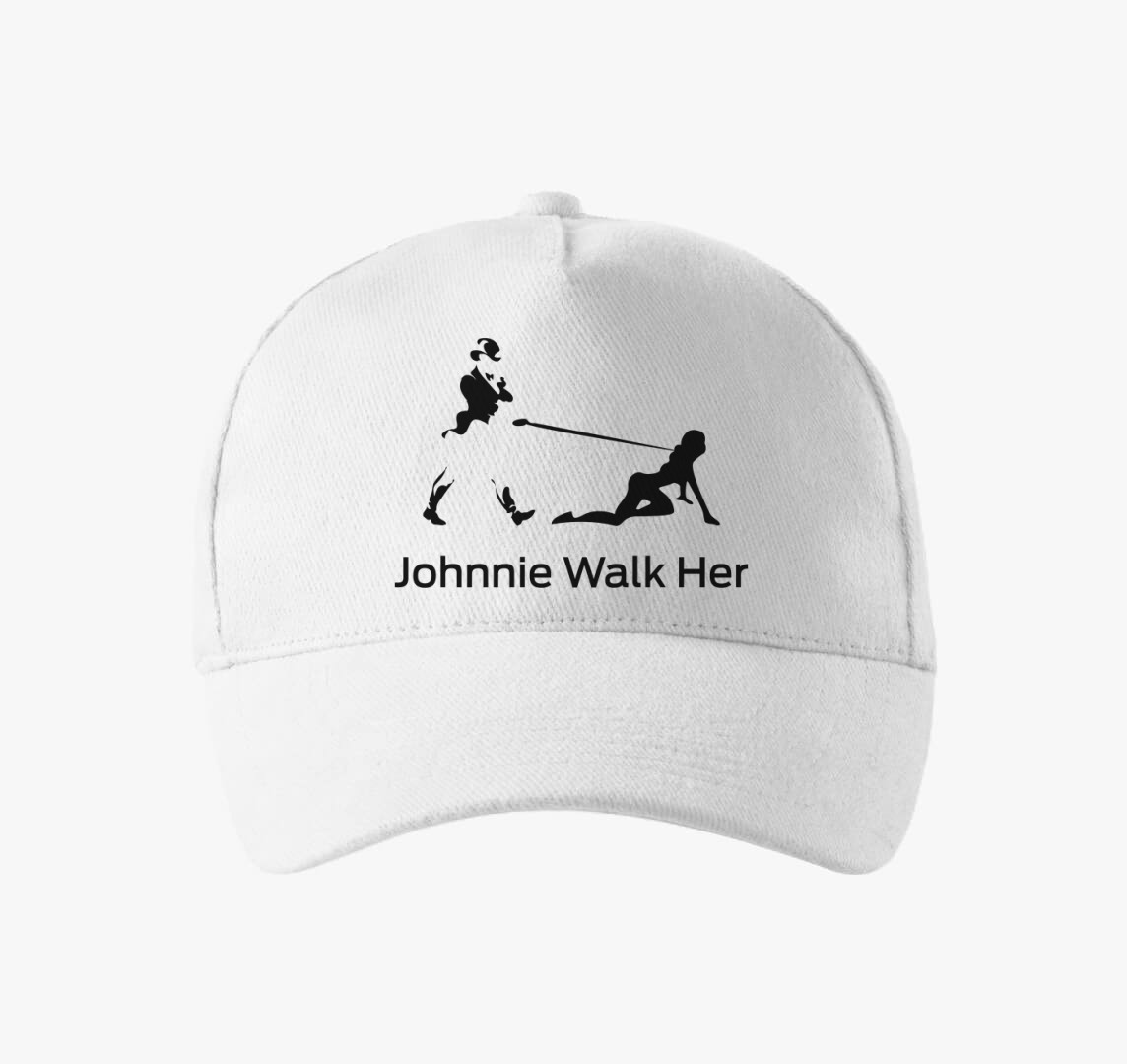 Johnnie Walker vicces baseball sapka — Fehér