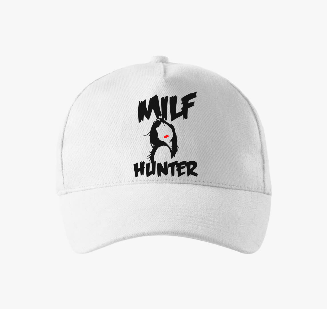 MILF Hunter baseball sapka — Fehér