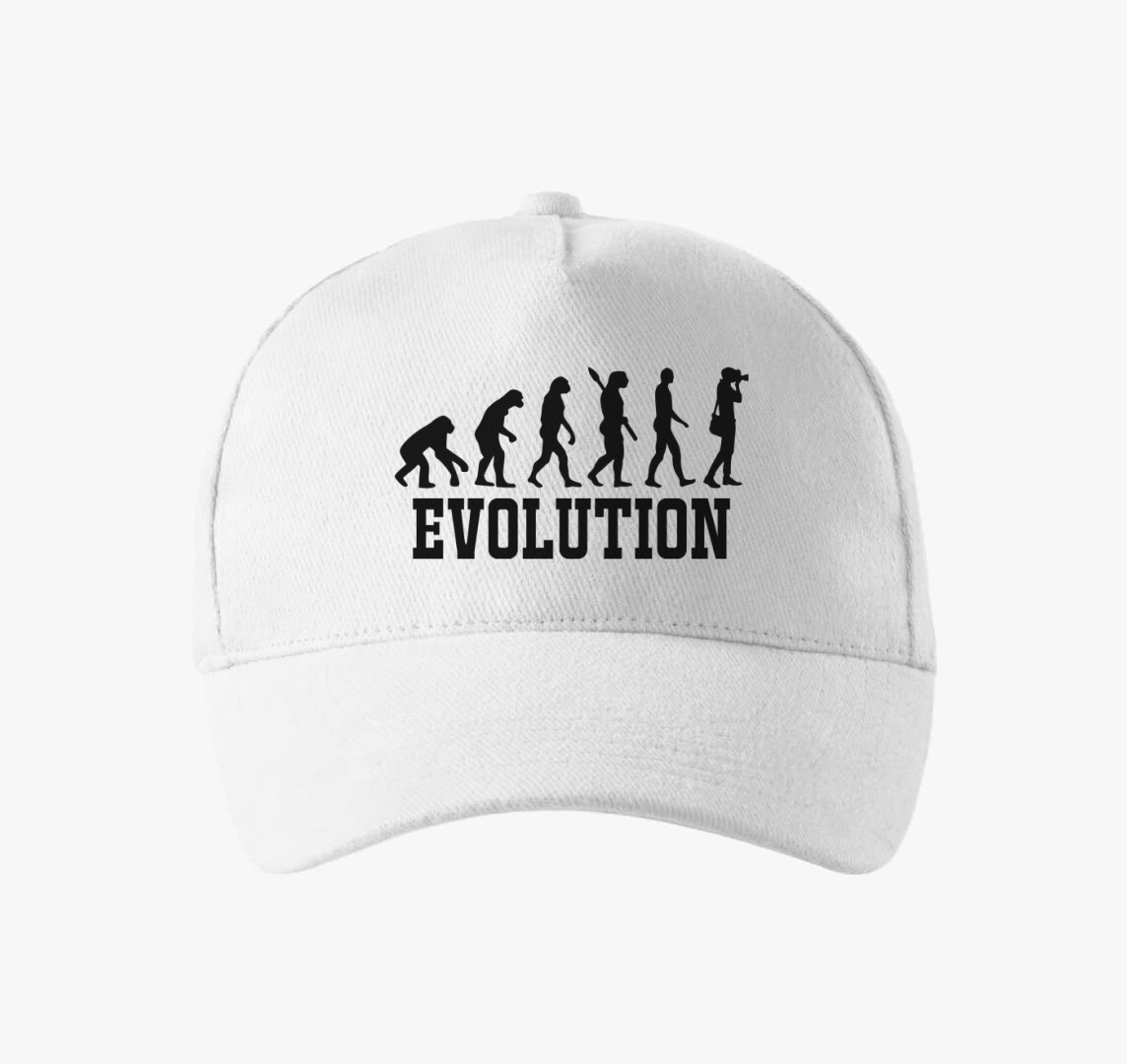 Fotós evolúció baseball sapka — Fehér