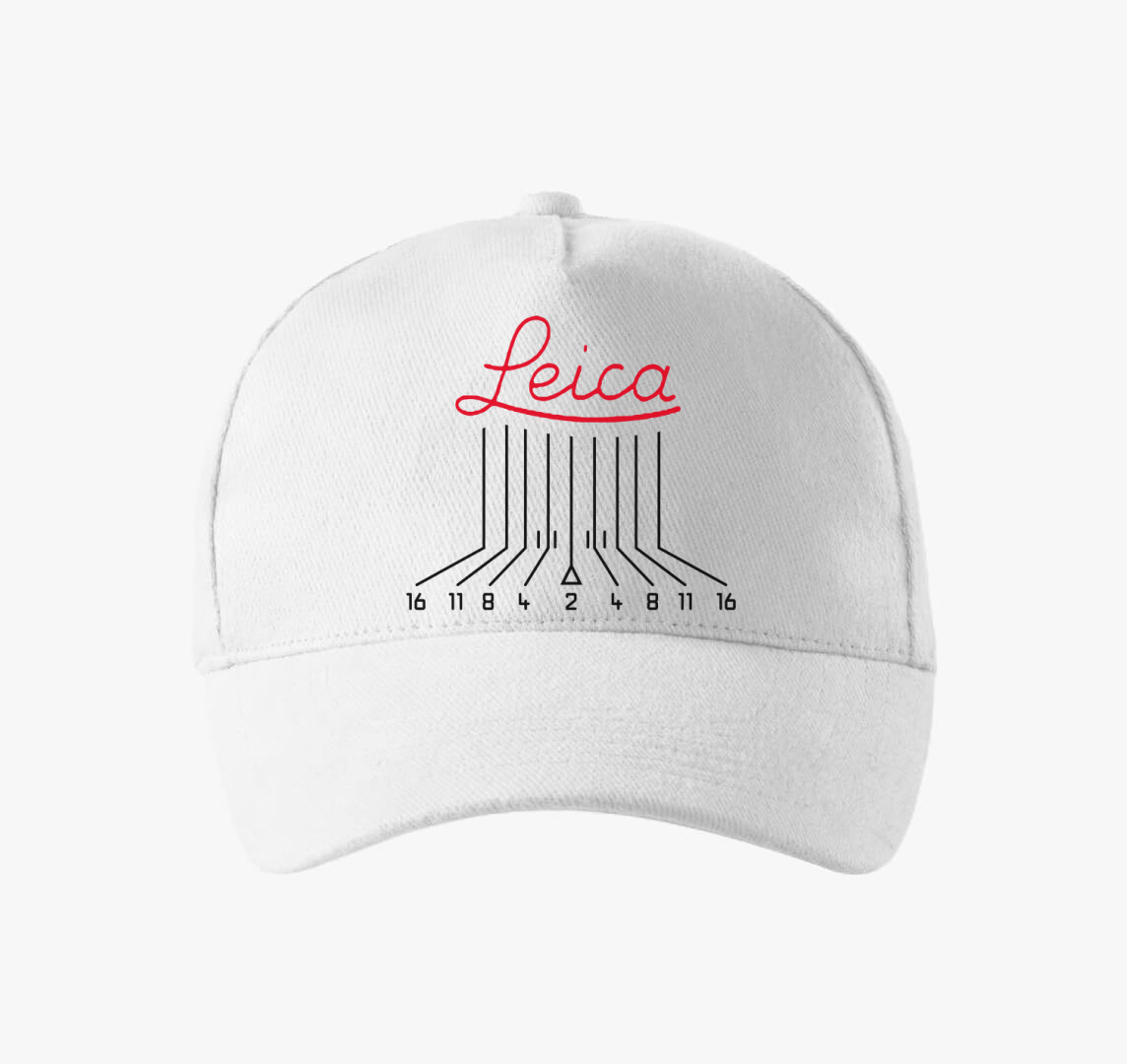 Vintage Leica baseball sapka - Fotósoknak — Fehér