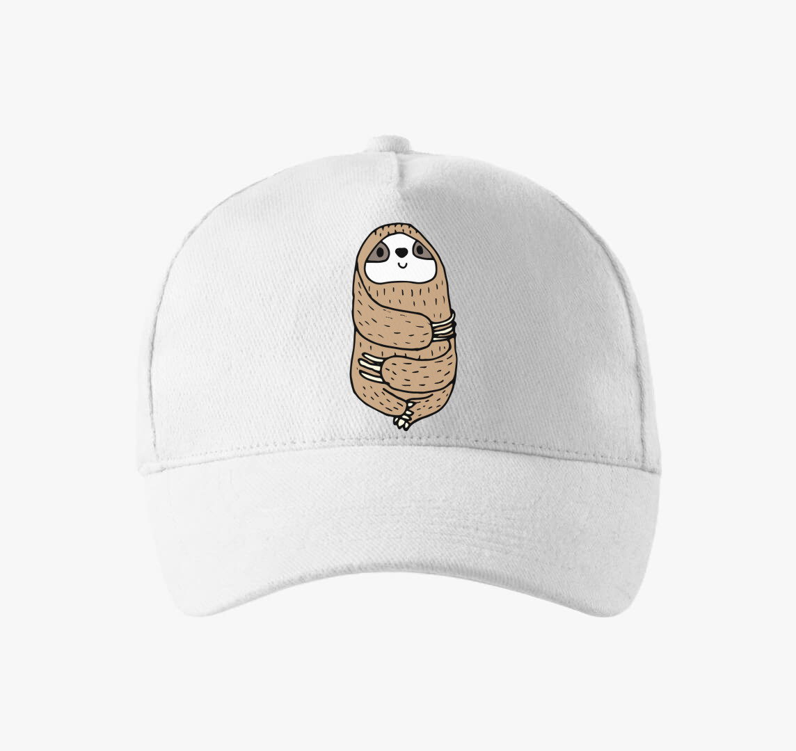 Lajhár baseball sapka — Fehér