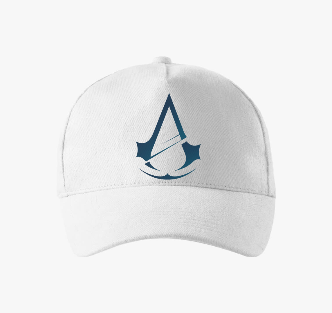 Assassin creed logós baseball sapka — Fehér