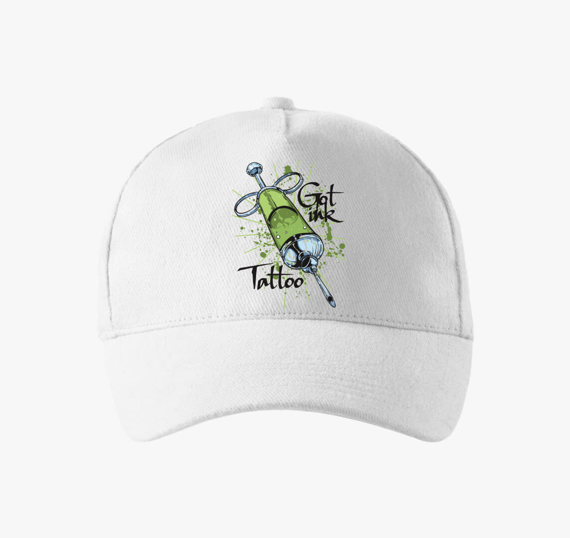 Tetoválósoknak baseball sapka — Fehér