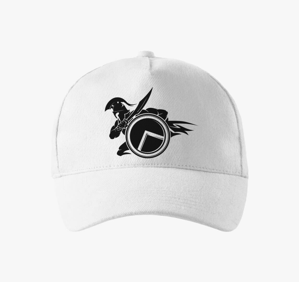 Spártai harcos baseball sapka — Fehér