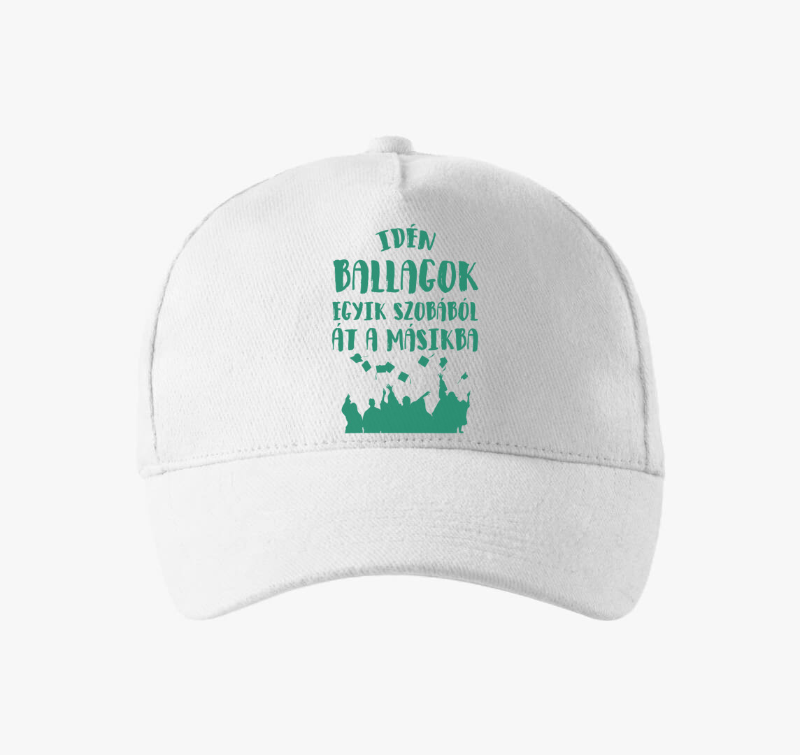 Ballagós baseball sapka — Fehér