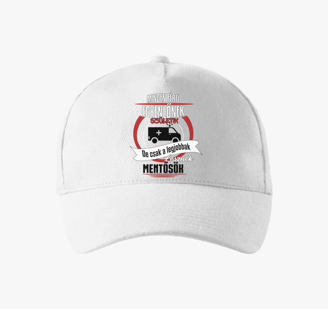 Mentős baseball sapka - Mentős hős baseball sapka — Fehér