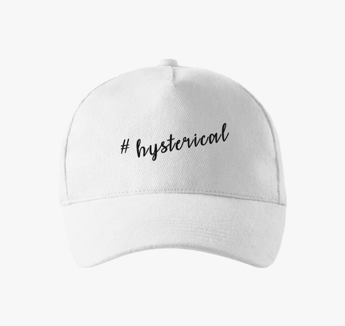 #Hysterical baseball sapka — Fehér
