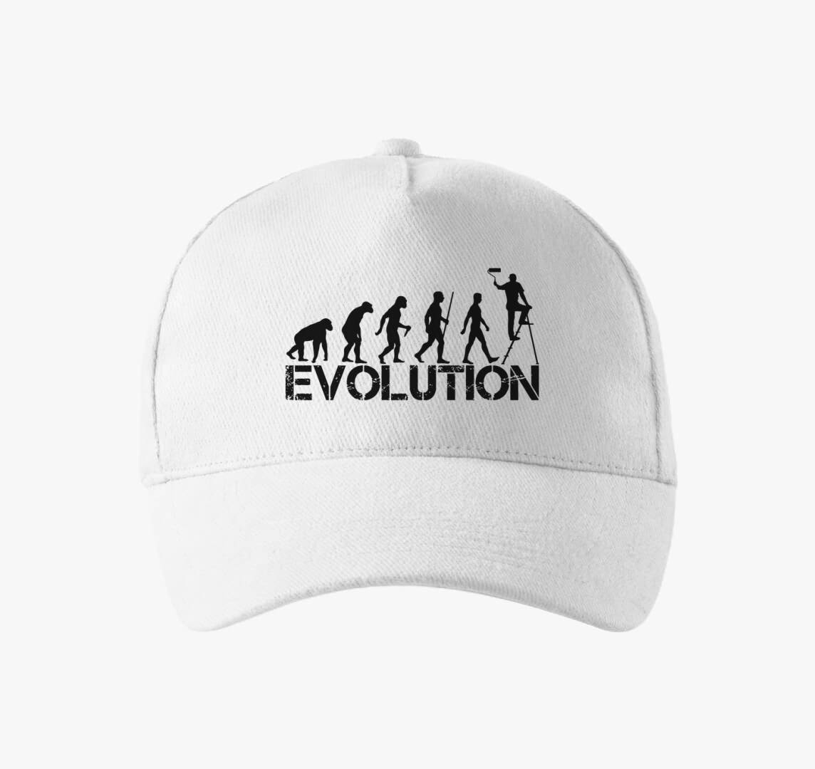 Festő Evolúció baseball sapka — Fehér
