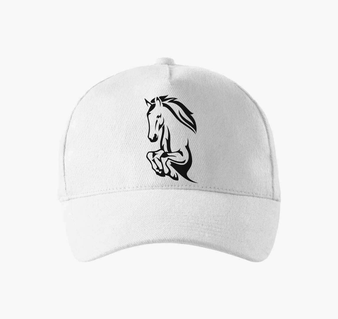Lovas baseball sapka — Fehér