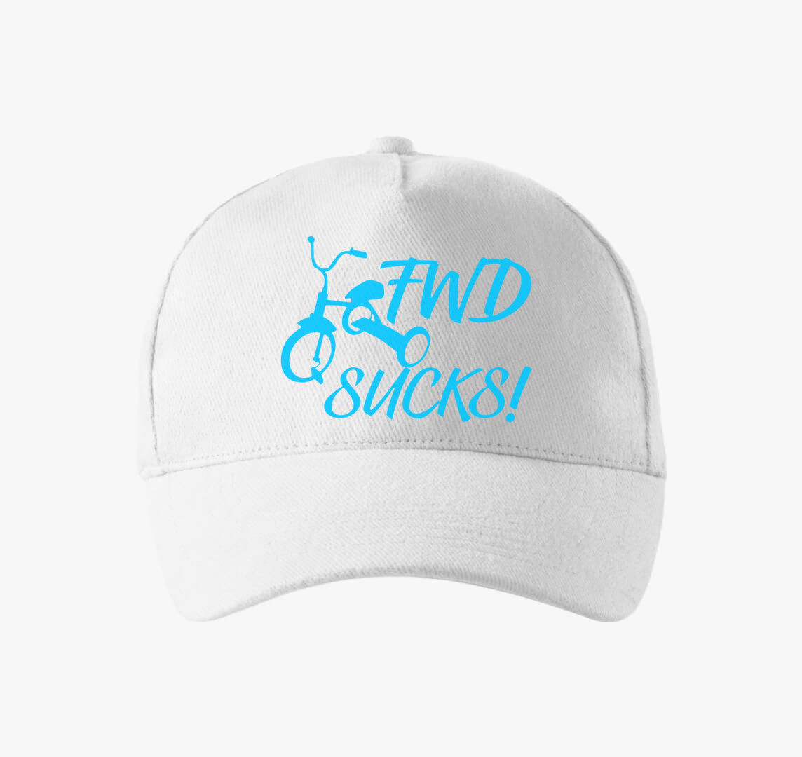 FWD Sucks! baseball sapka — Fehér