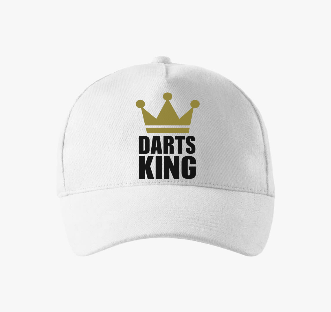 Darts King baseball sapka — Fehér