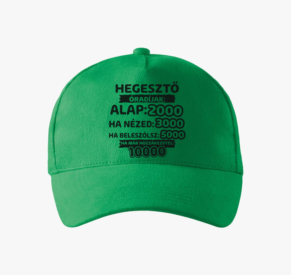 Hegesztő óradíjak munka baseball sapka — Fűzöld