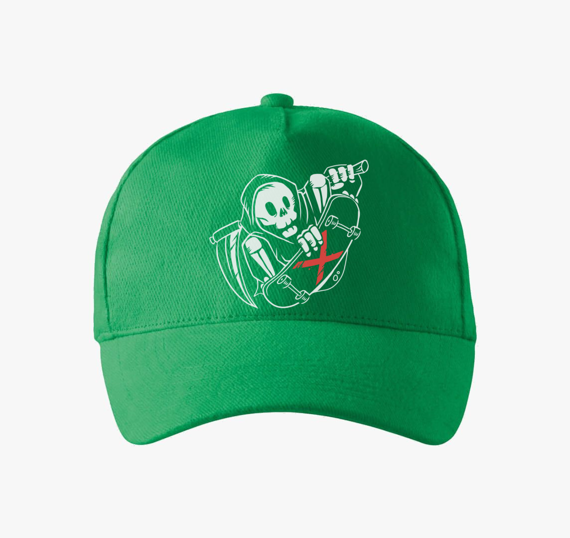 Skate or Die! baseball sapka — Fűzöld