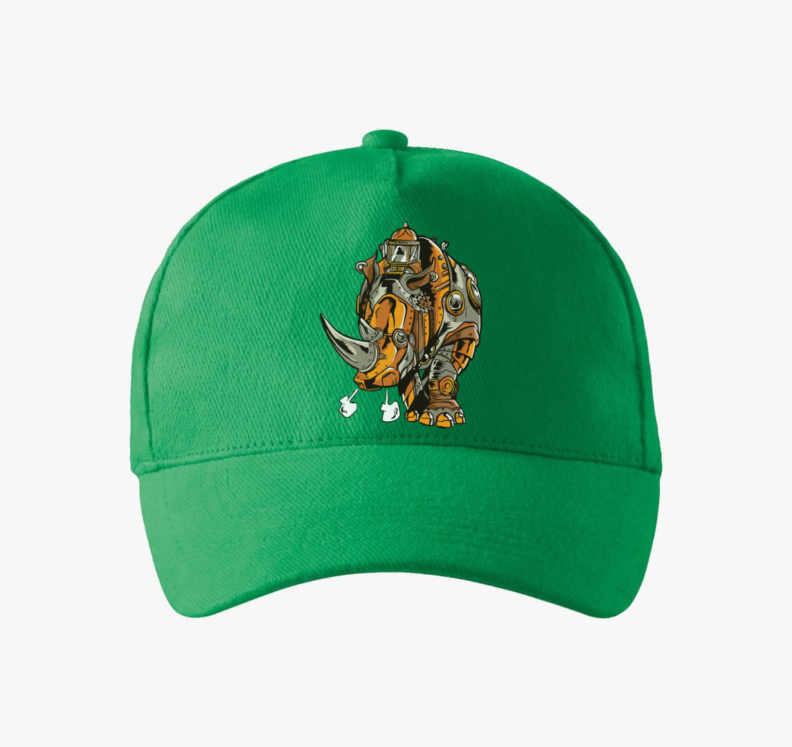 Steampunk Orrszarvú baseball sapka — Fűzöld