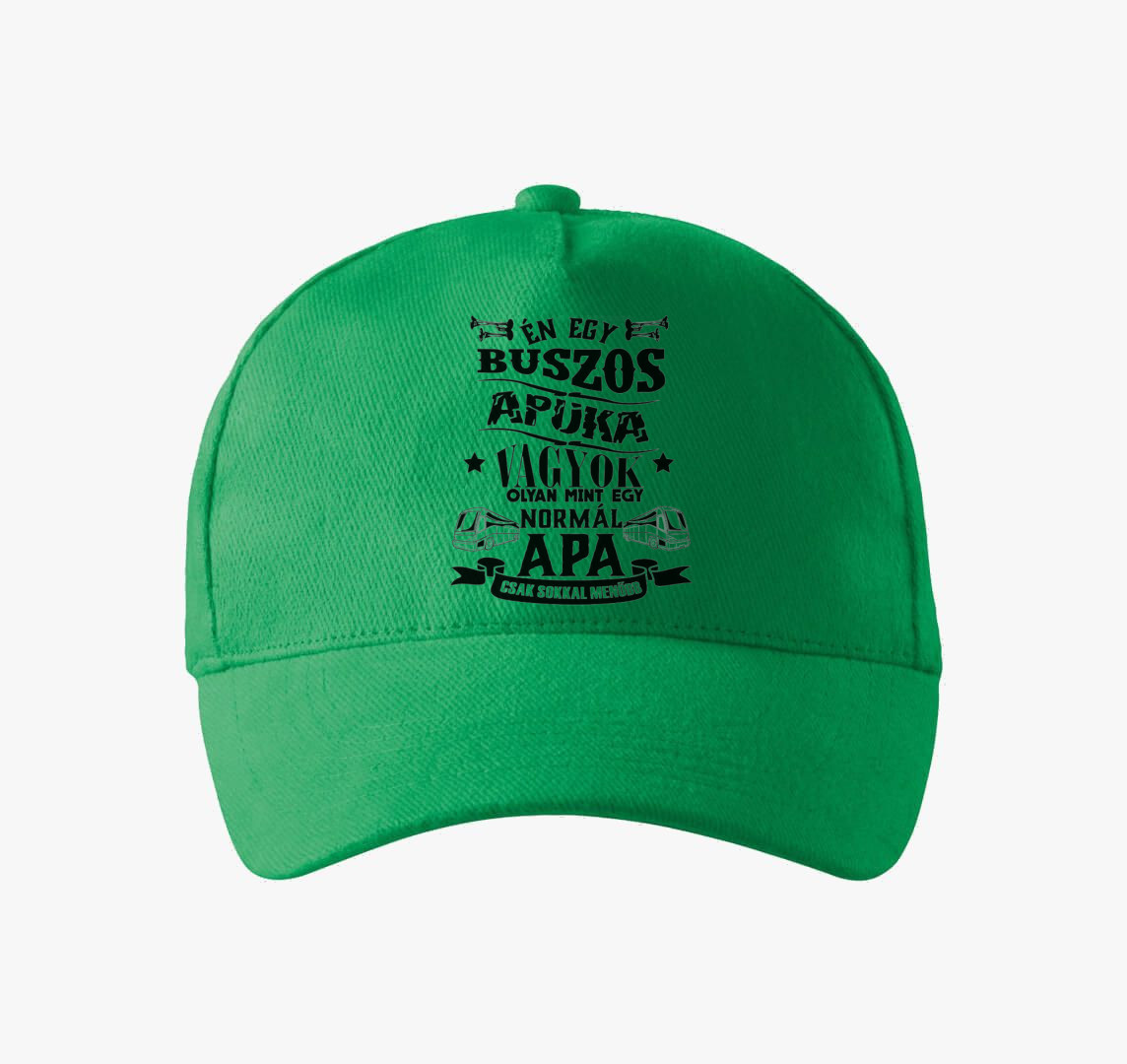 Buszos apuka baseball sapka — Fűzöld