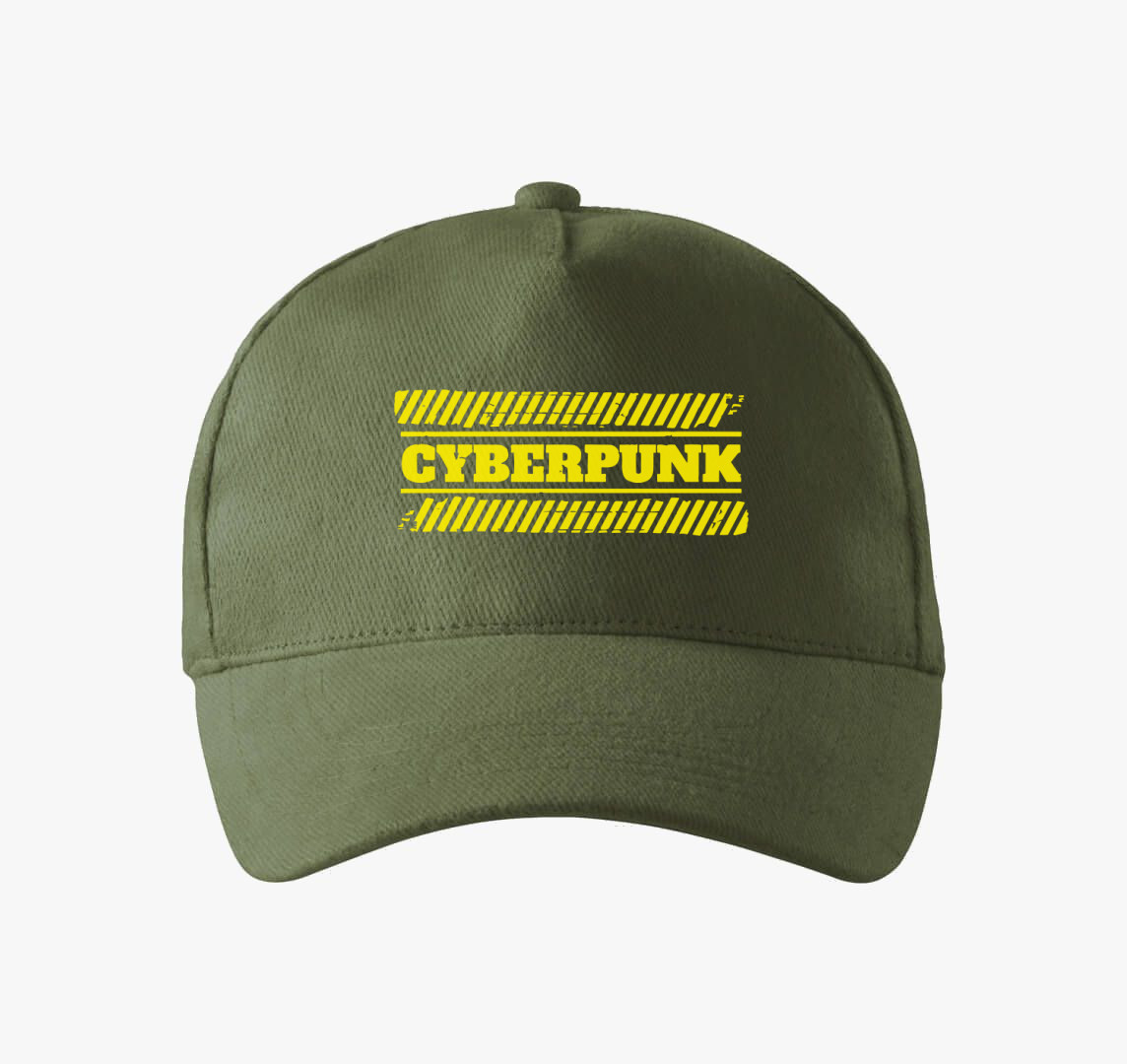 Cyberpunk minta baseball sapka — Khaki