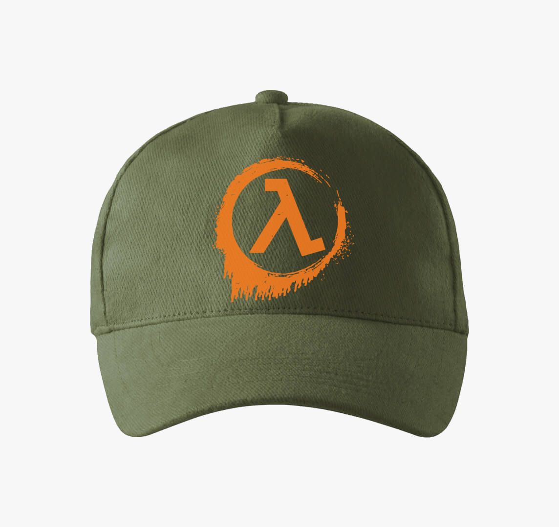 Half Life logo baseball sapka — Khaki
