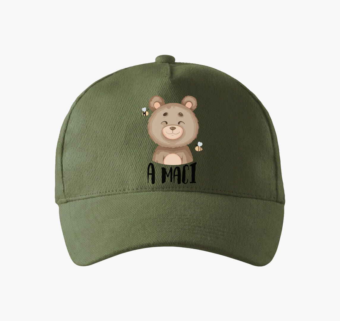 Páros a maci baseball sapka — Khaki