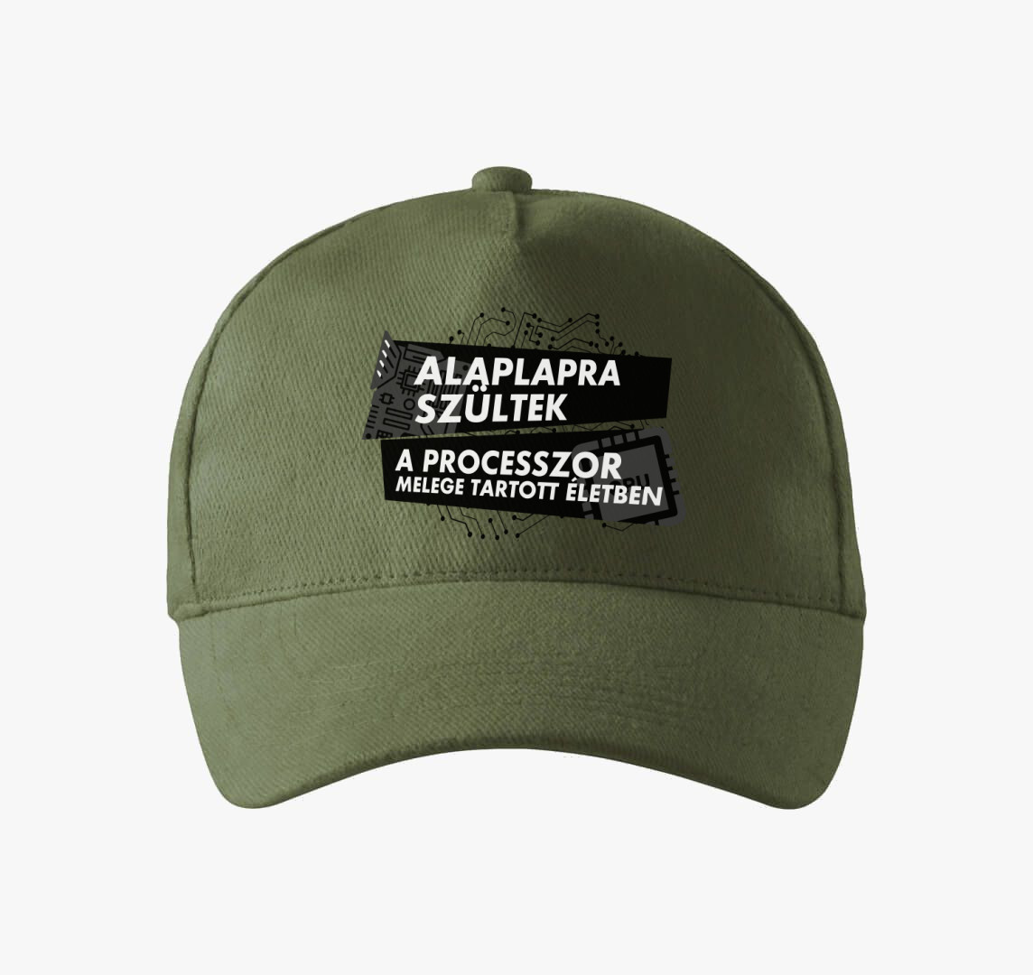 Alaplapra szültek baseball sapka — Khaki