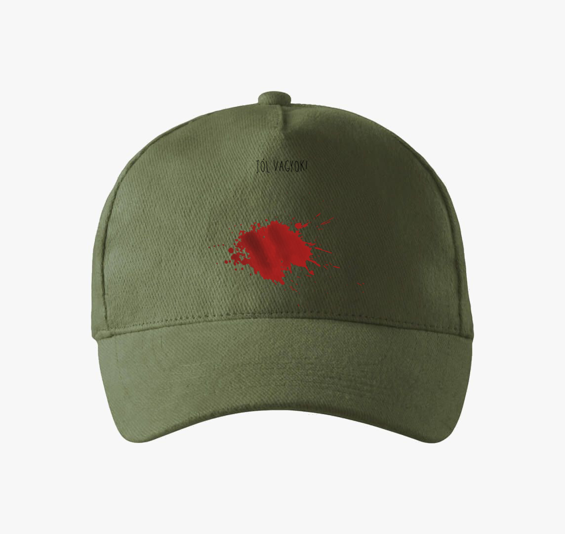 Jól vagyok véres baseball sapka — Khaki