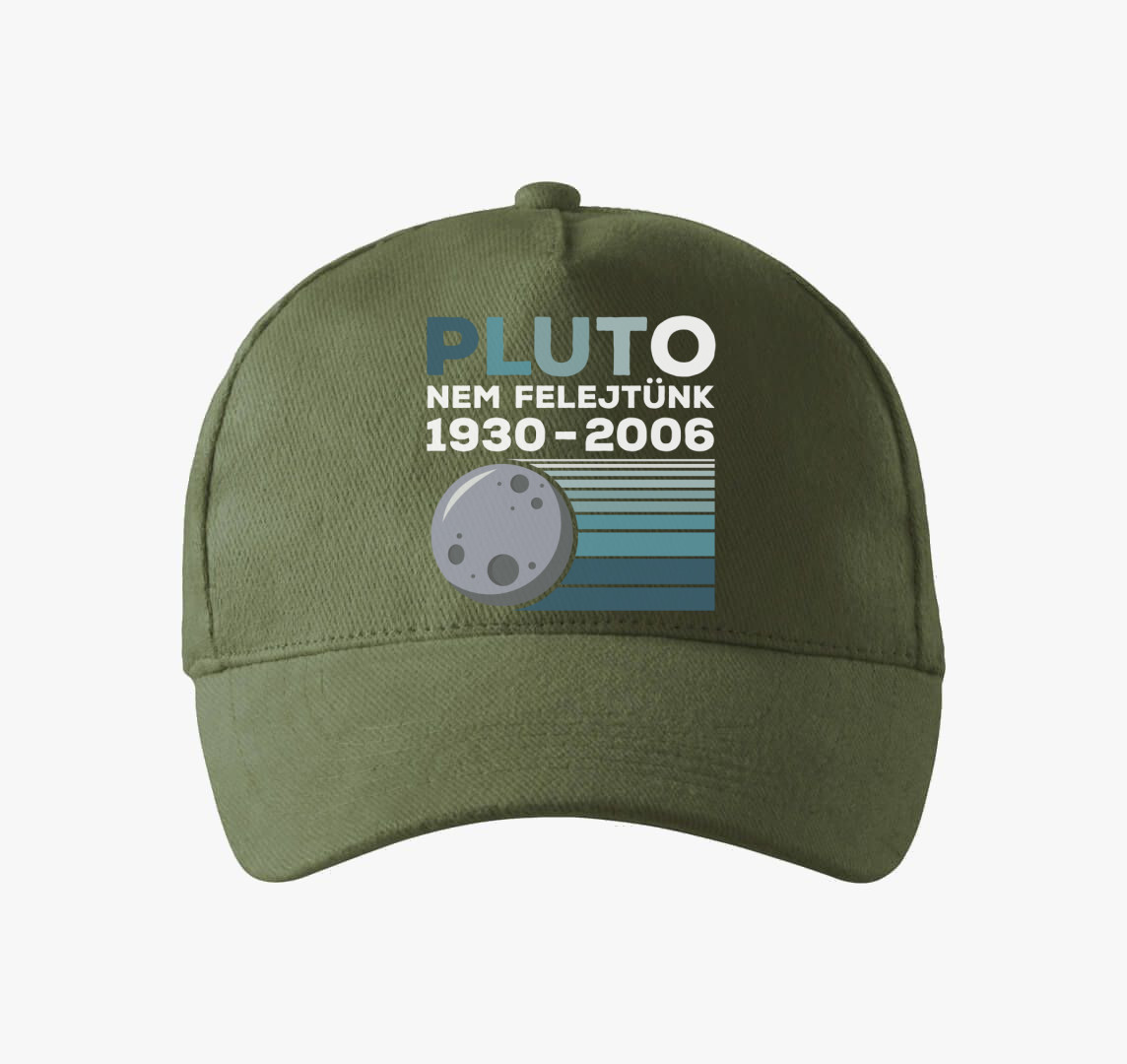 Pluto bolygó emlék baseball sapka — Khaki