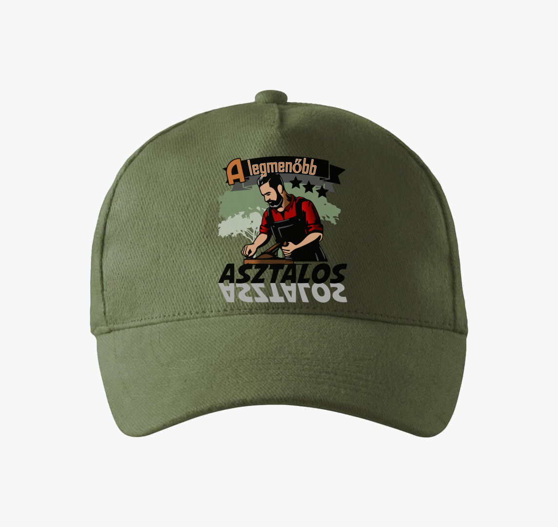 Asztalos vagyok baseball sapka — Khaki
