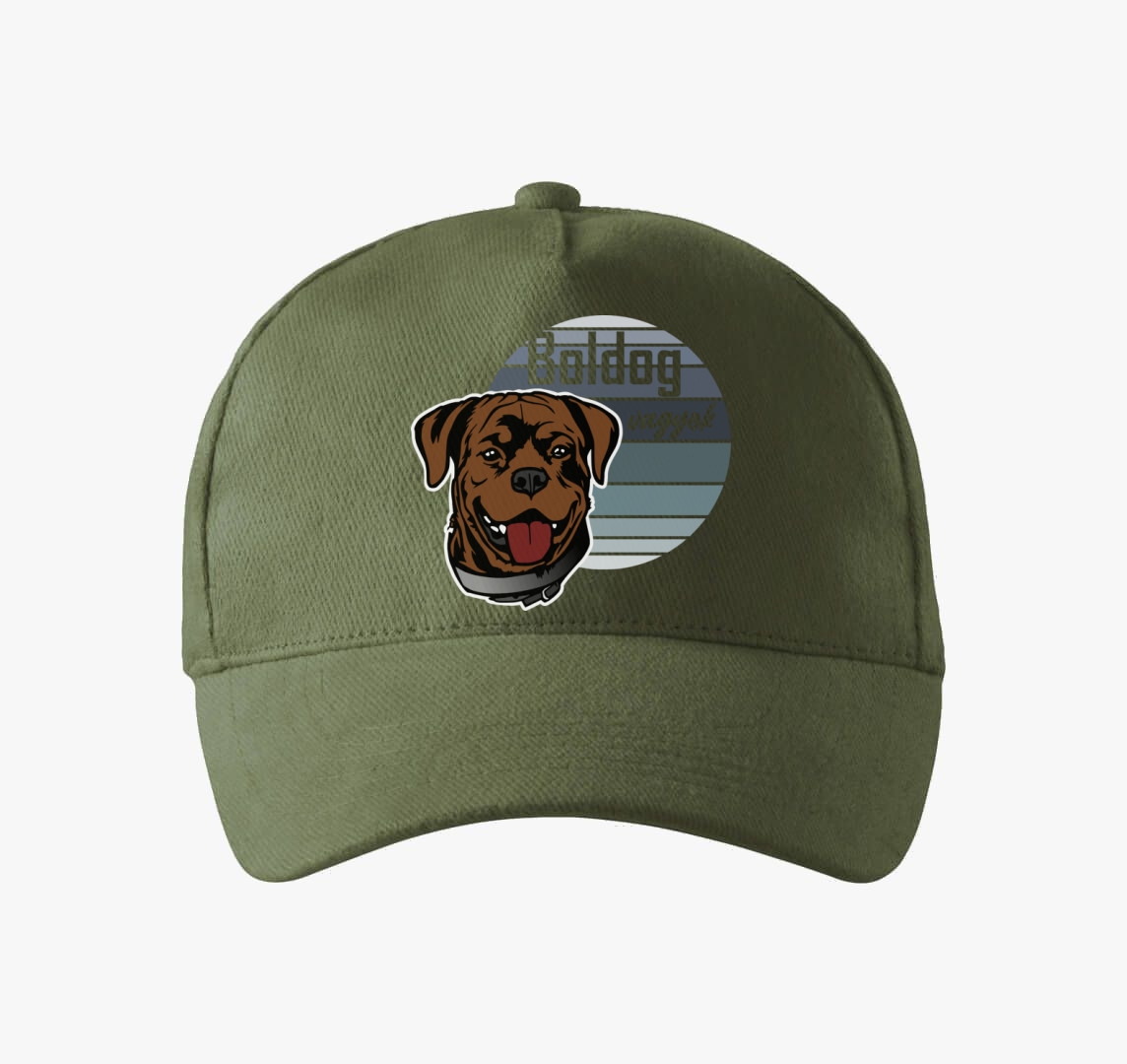 Kutya mintás baseball sapka — Khaki