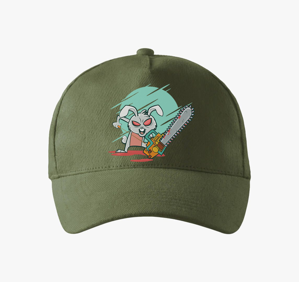Őrült nyuszis baseball sapka — Khaki
