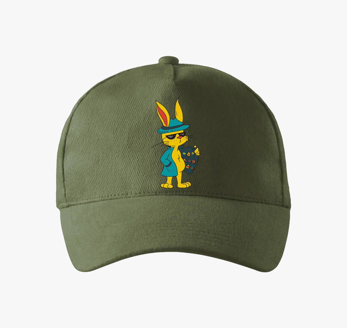 Tojásdíler nyuszi baseball sapka — Khaki