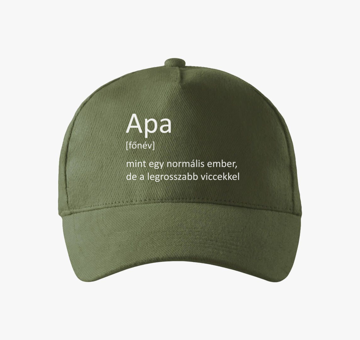 Apa szó jelentése baseball sapka — Khaki