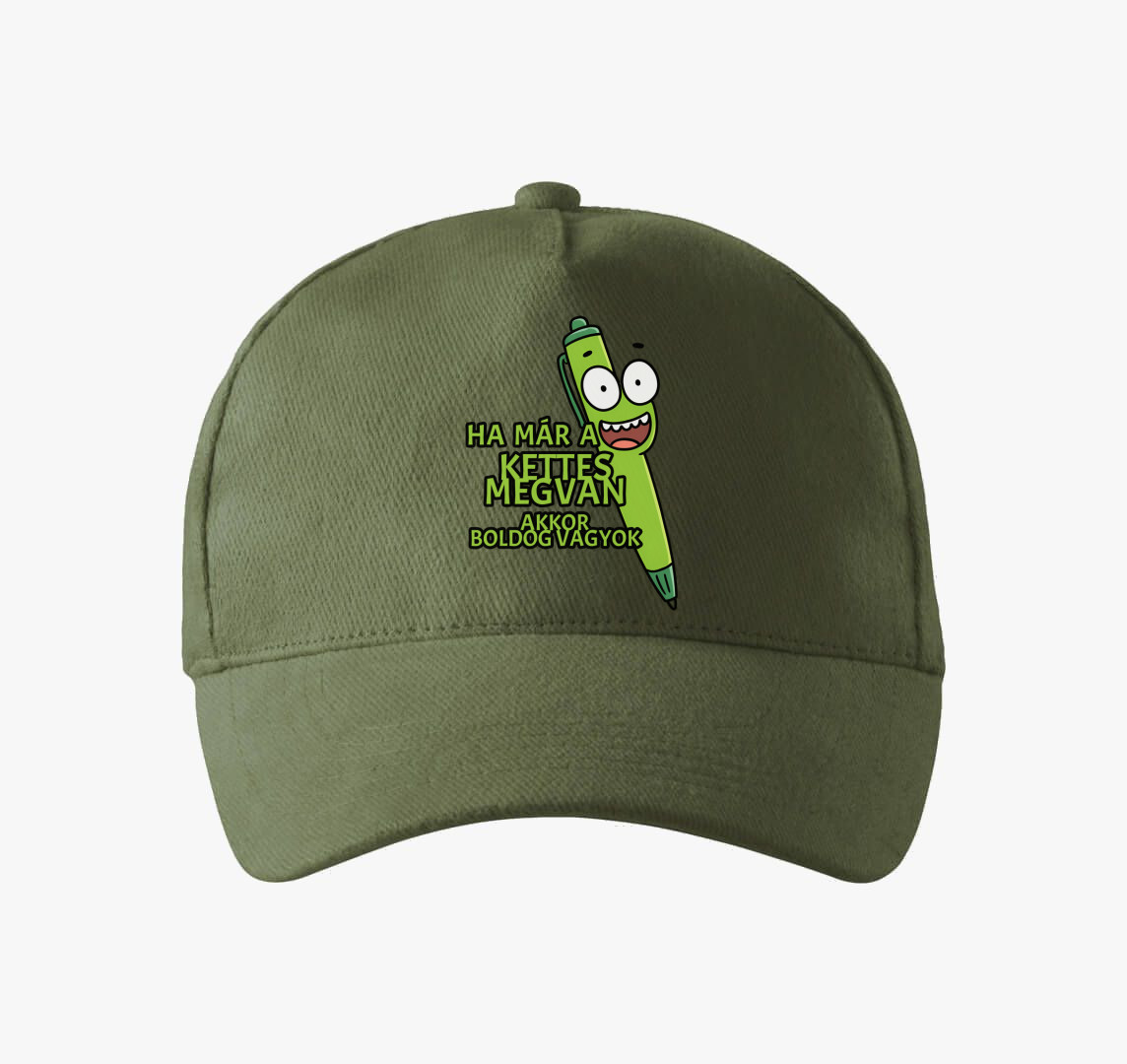 Ha már a kettes megvan baseball sapka — Khaki