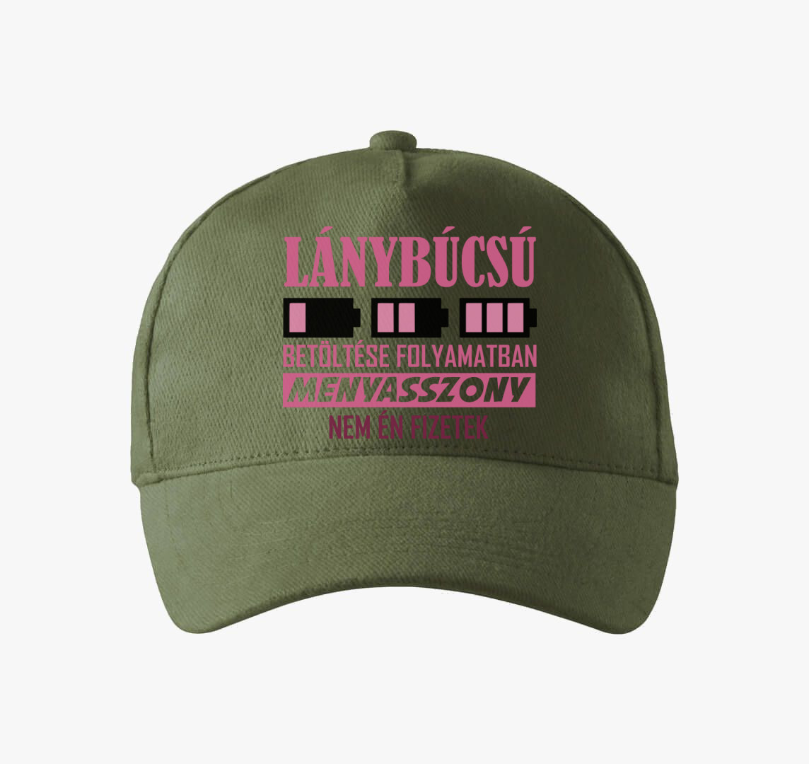 Lánybúcsú betöltése folyamatban Menyasszonynak baseball sapka — Khaki
