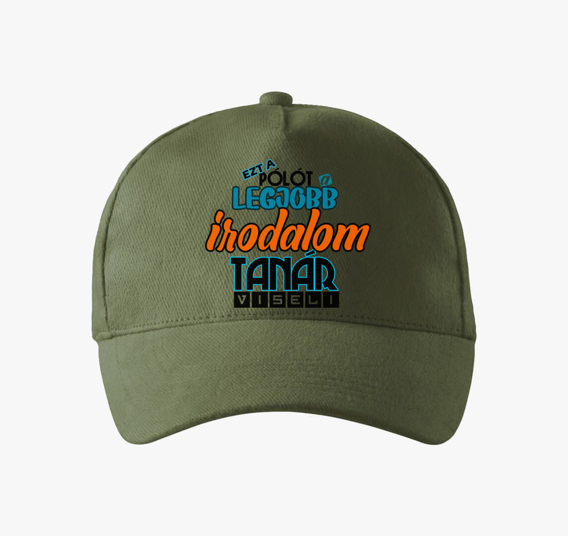 Irodalom tanár baseball sapka — Khaki
