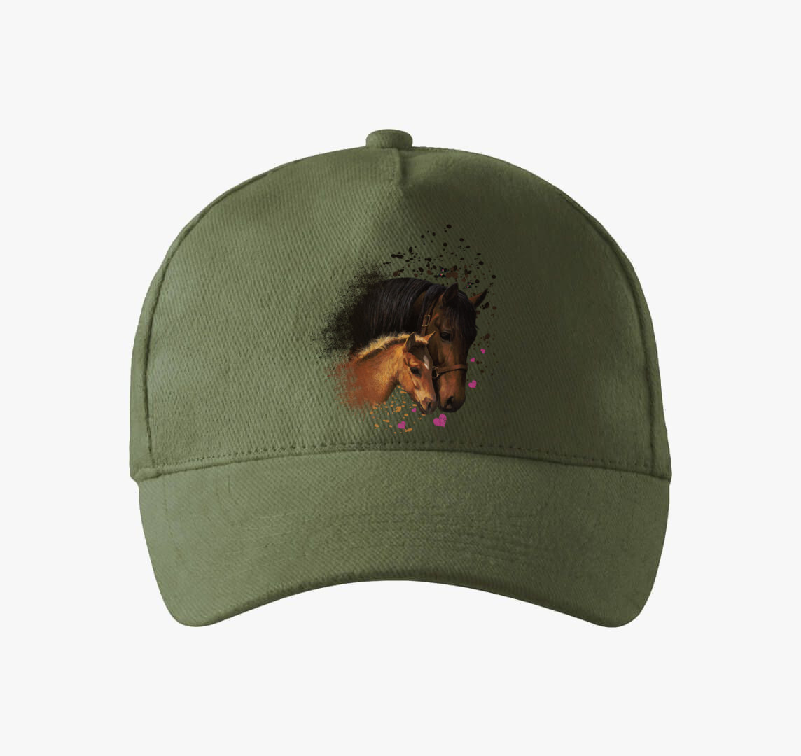 Kanca és csikója baseball sapka — Khaki