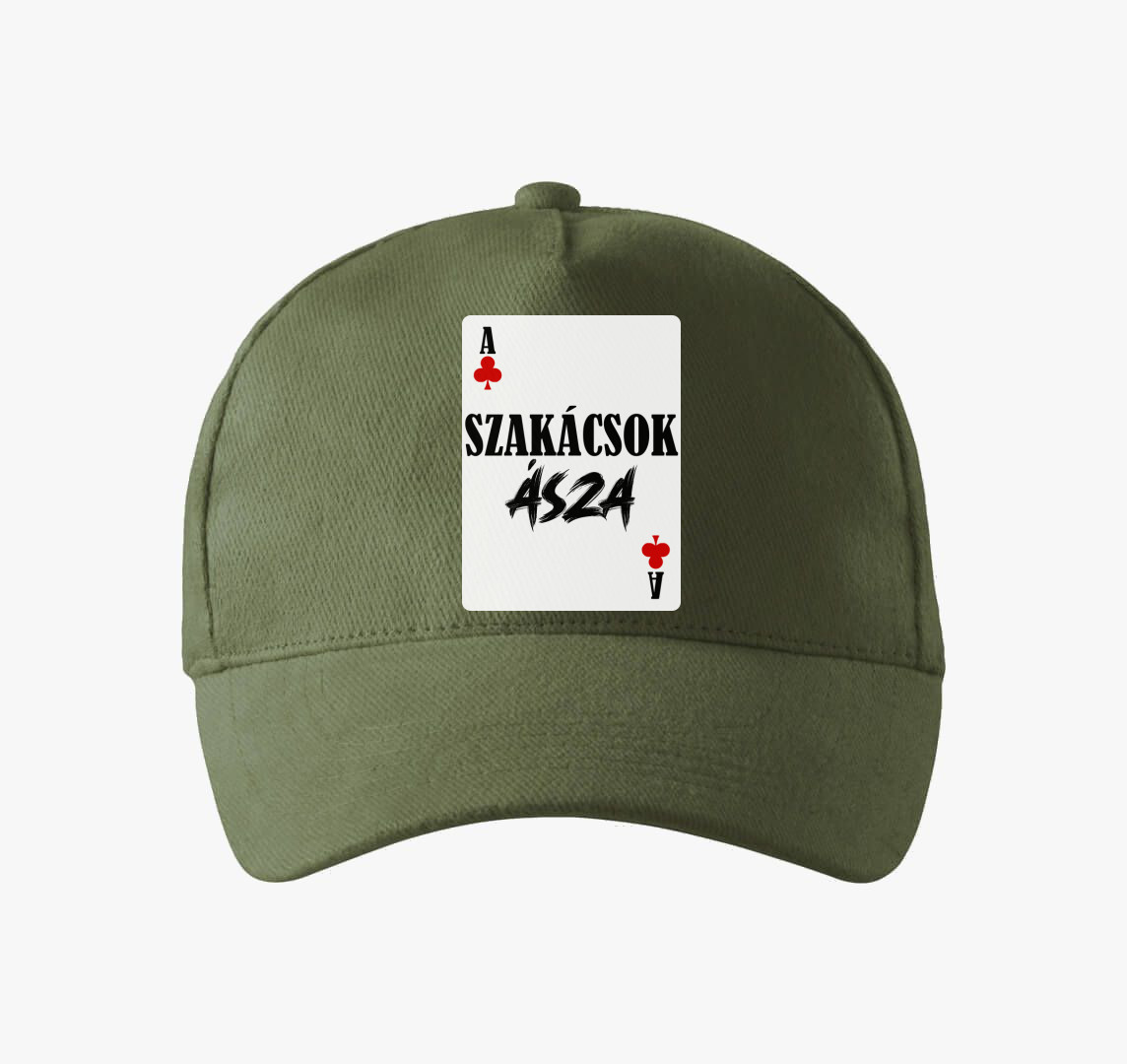 Szakácsok ásza kártyás baseball sapka — Khaki