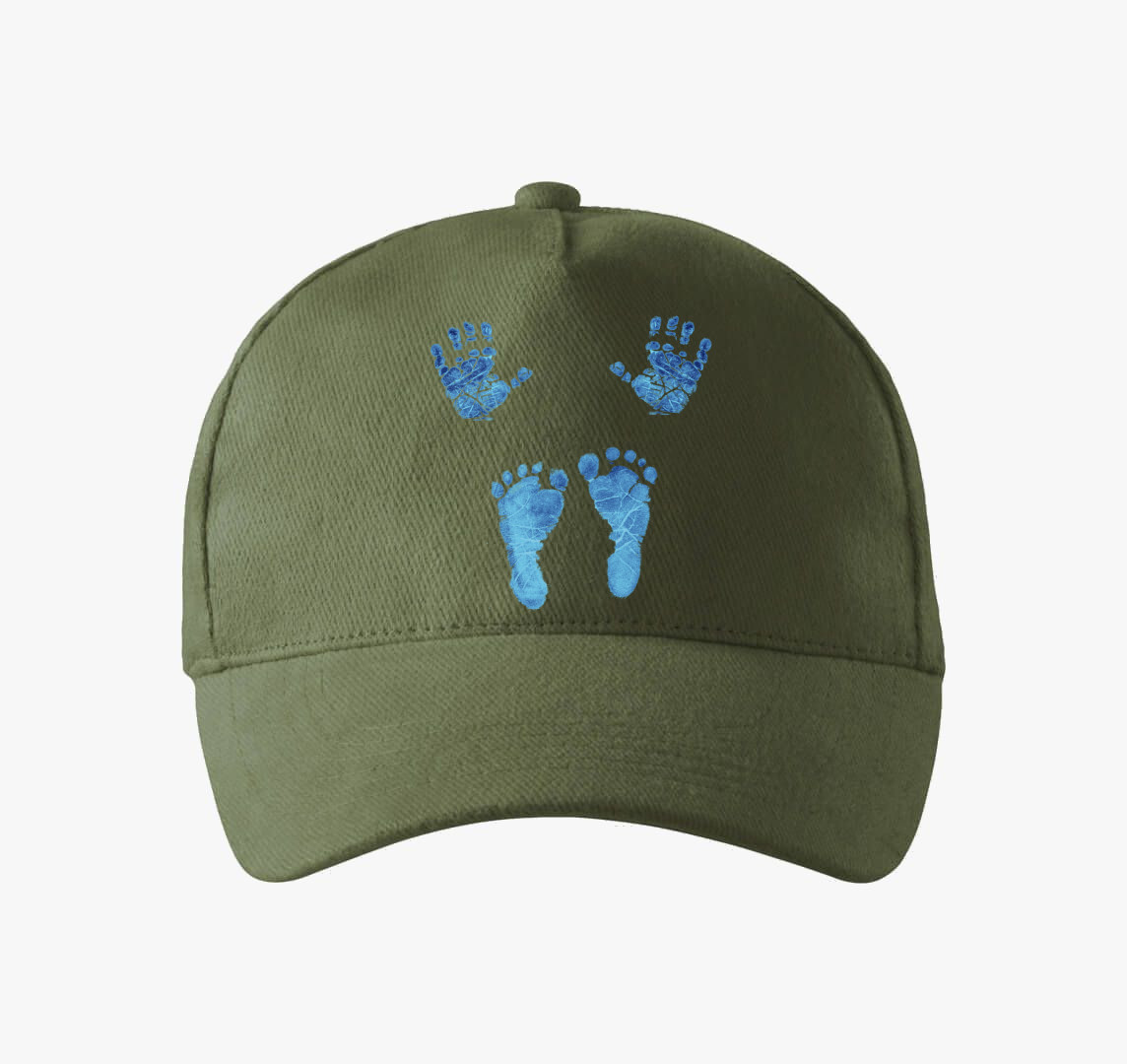 Kezek és lábak baseball sapka — Khaki
