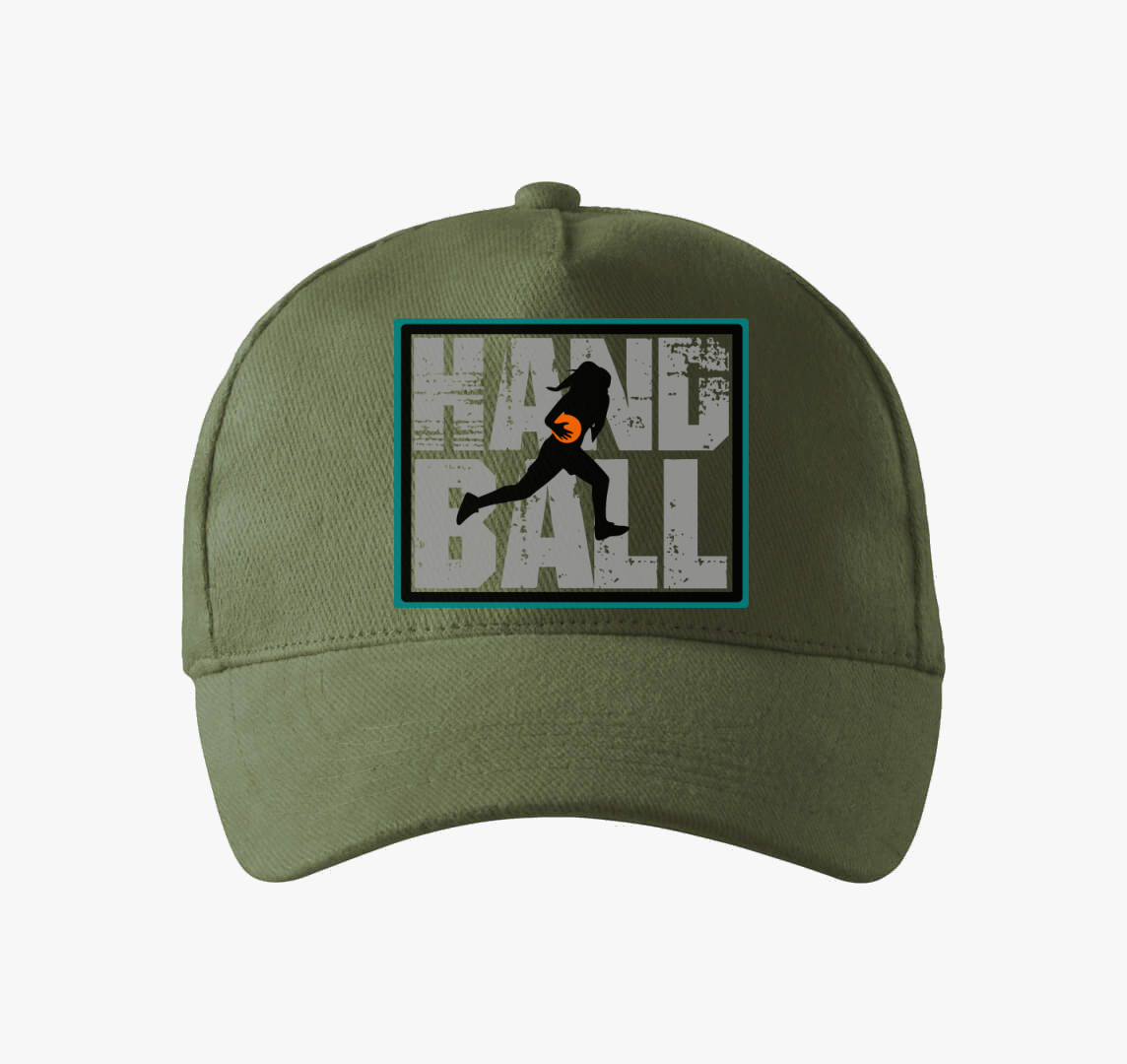 Handball feliratos lányos baseball sapka — Khaki