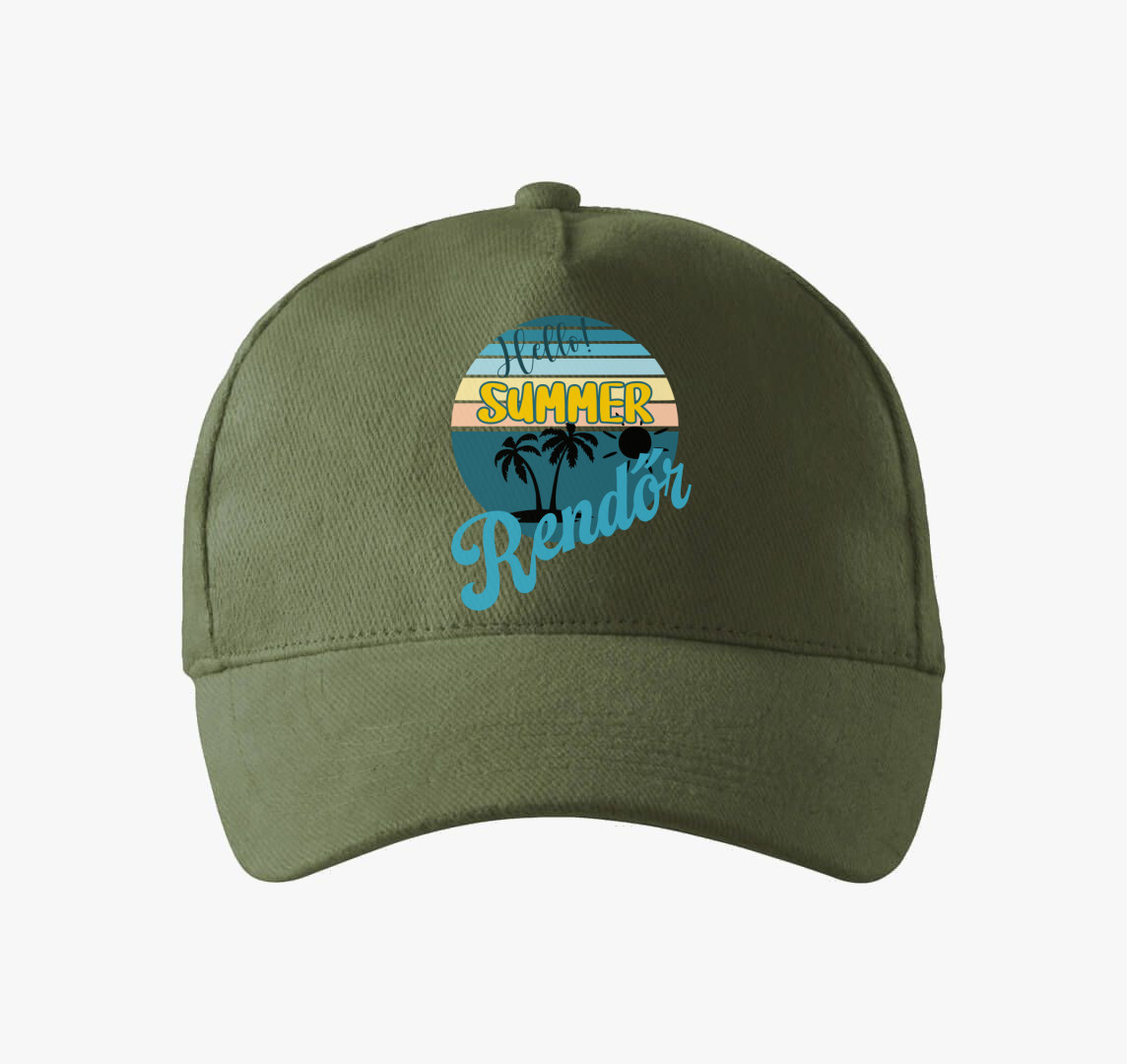 Hello Summer rendőr baseball sapka — Khaki