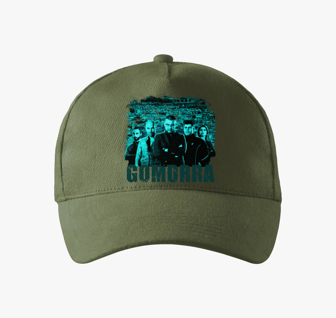 Gomorra kék baseball sapka — Khaki